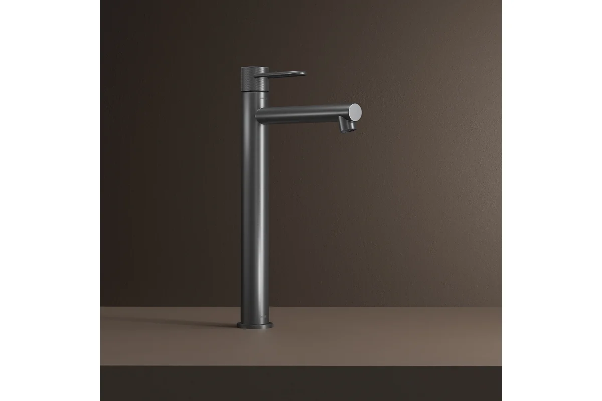 Смеситель для настольного умывальника, матовый графит, Duna, DUNGM01i01 с гарантией и доставкой по всему Казахстану Смеситель для настольного умывальника, матовый графит, Duna, DUNGM01i01 большой выбор под ваш дизайн!