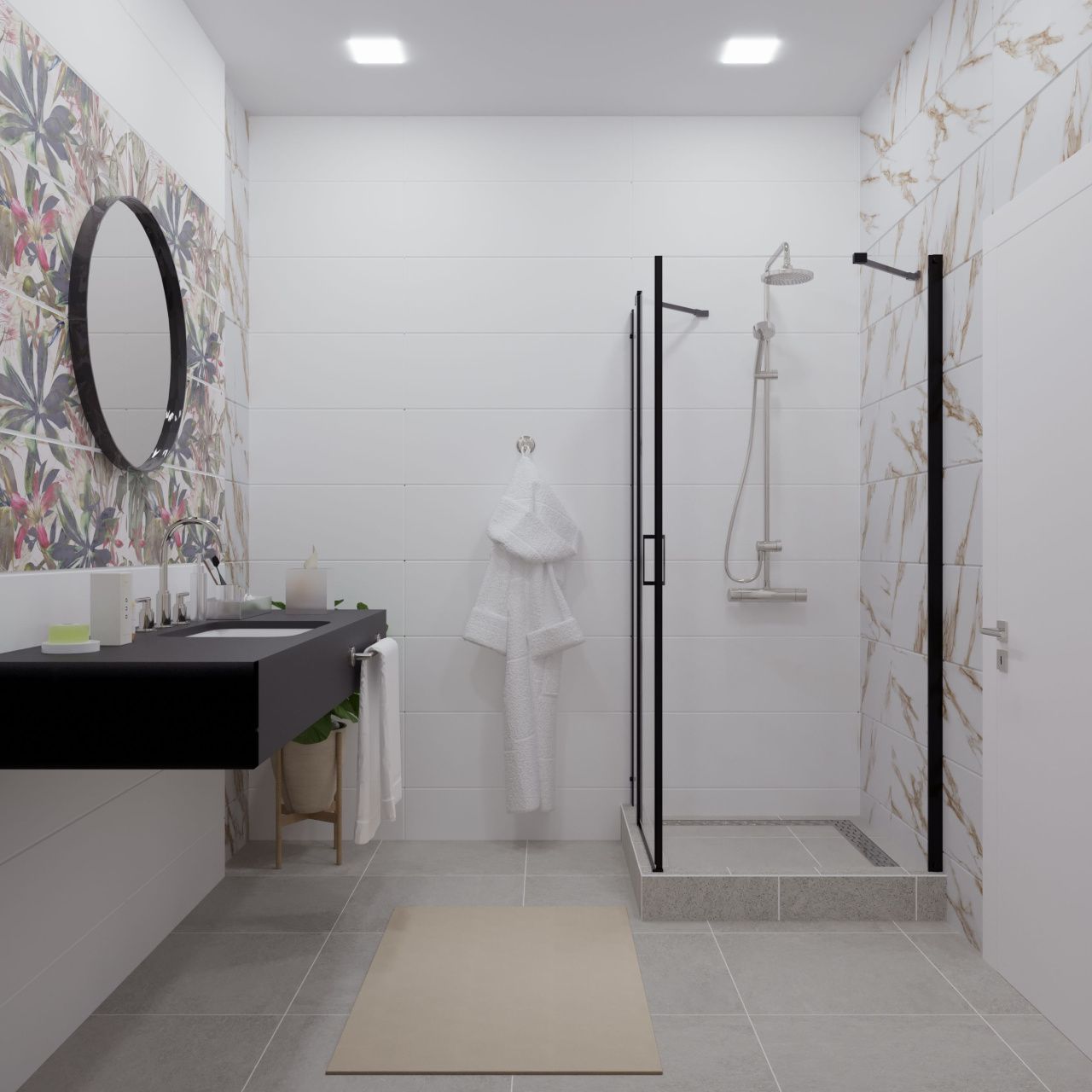 Душевое ограждение Triton Йота-Блэк 90х90, черный Щ0000054037 в интернет-магазине Sumom.kz Душевое ограждение Triton Йота-Блэк 90х90, черный Щ0000054037 в интернет-магазине Sumom.kz