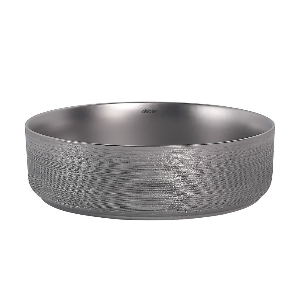 Раковина накладная ABBER Bequem AC2109BSM серебро матовое в интернет-магазине Sumom.kz