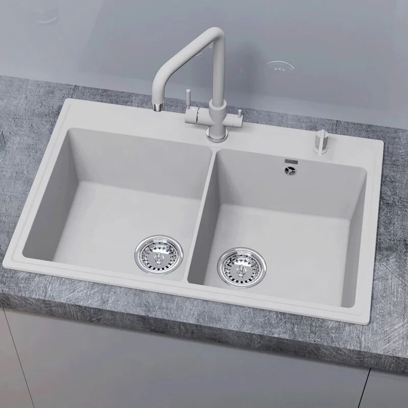 Кухонная мойка Ulgran Quartz платина Ruma 780-04 в интернет-магазине Sumom.kz Кухонная мойка Ulgran Quartz платина Ruma 780-04 в интернет-магазине Sumom.kz