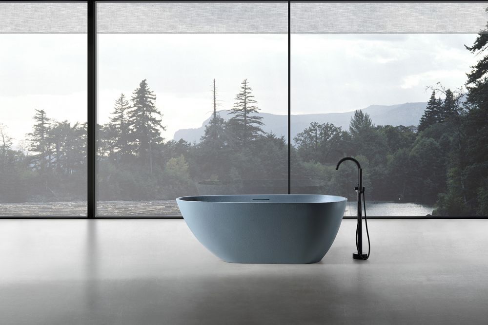 Ванна из искусственного камня ABBER Dortmund AM9911G серая в интернет-магазине Sumom.kz Ванна из искусственного камня ABBER Dortmund AM9911G серая в интернет-магазине Sumom.kz