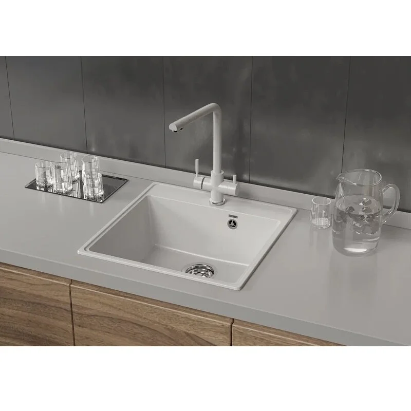 Смеситель для кухни Ulgran Quartz платина UQ-016-04 большой выбор под ваш дизайн!