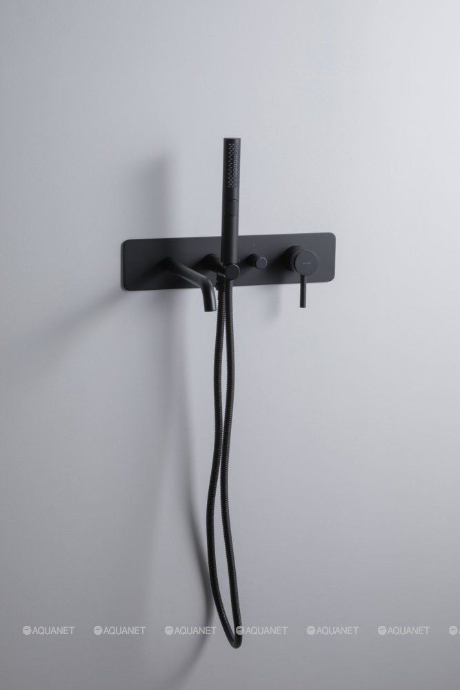 5.31A05-31 PRIORITY 3.0 Cмеситель для ванны встр., излив 200мм, Kerox, Easy box, черн.мат большой выбор под ваш дизайн!