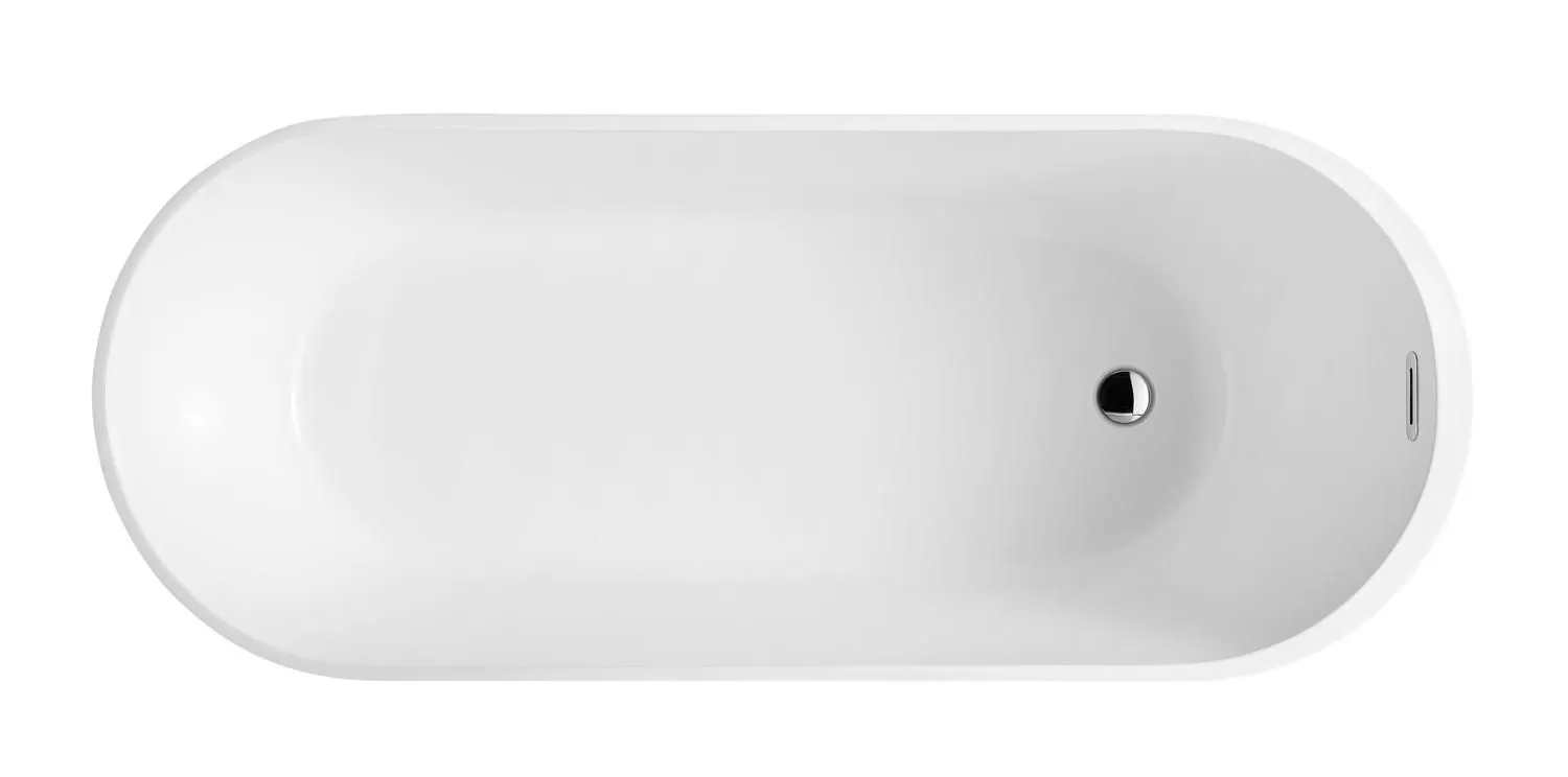 Ванна отдельностоящая, акрил, 170х70, белая SSWW M722 в интернет-магазине Sumom.kz