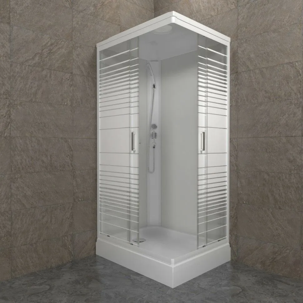 Душевая кабина Triton Квадро 120*80 с низким поддоном (Щ0000045508) в интернет-магазине Sumom.kz