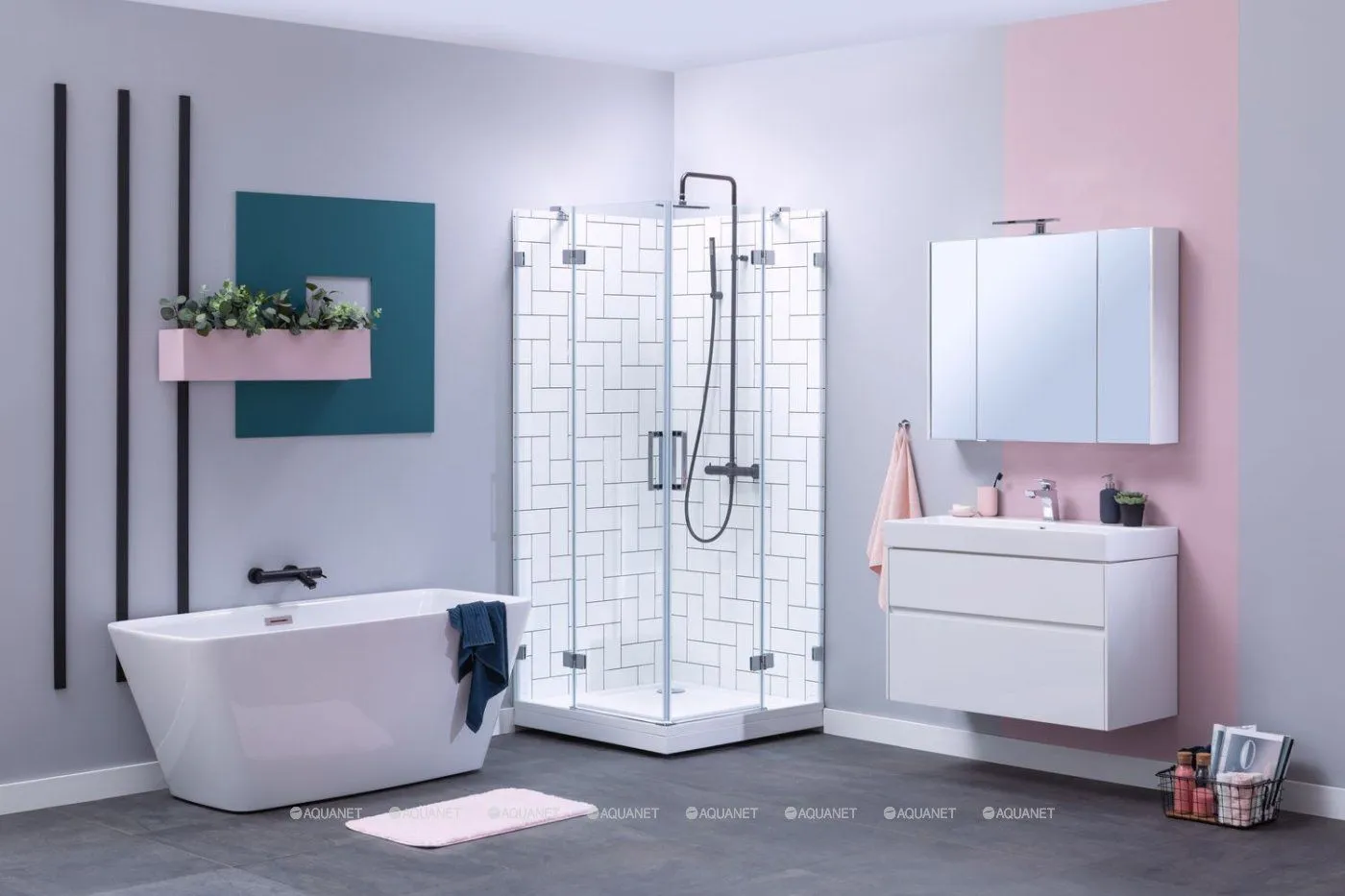 Зеркало-шкаф Aquanet Латина 100 белый 00179636 в интернет-магазине Sumom.kz