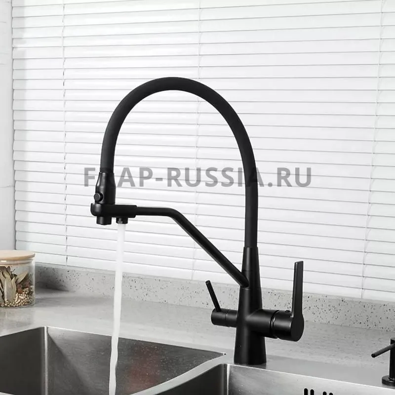 Смеситель для кухни со встроенным фильтром под питевую воду F4374-6 с гарантией и доставкой по всему Казахстану Смеситель для кухни со встроенным фильтром под питевую воду F4374-6 большой выбор под ваш дизайн!