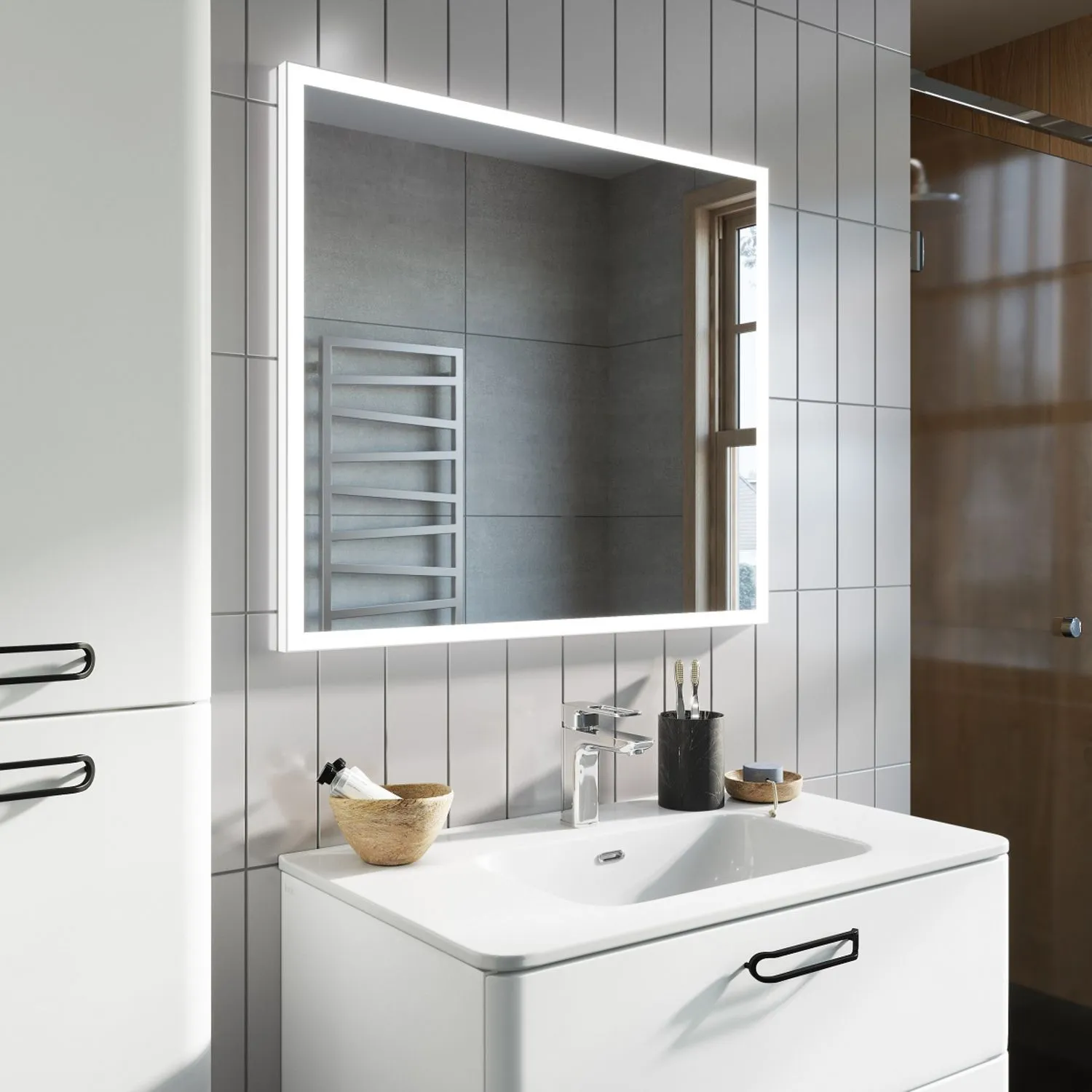 Зеркало LED, Brick 80, IDDIS, BRI8000i98 в интернет-магазине Sumom.kz Зеркало LED, Brick 80, IDDIS, BRI8000i98 в интернет-магазине Sumom.kz