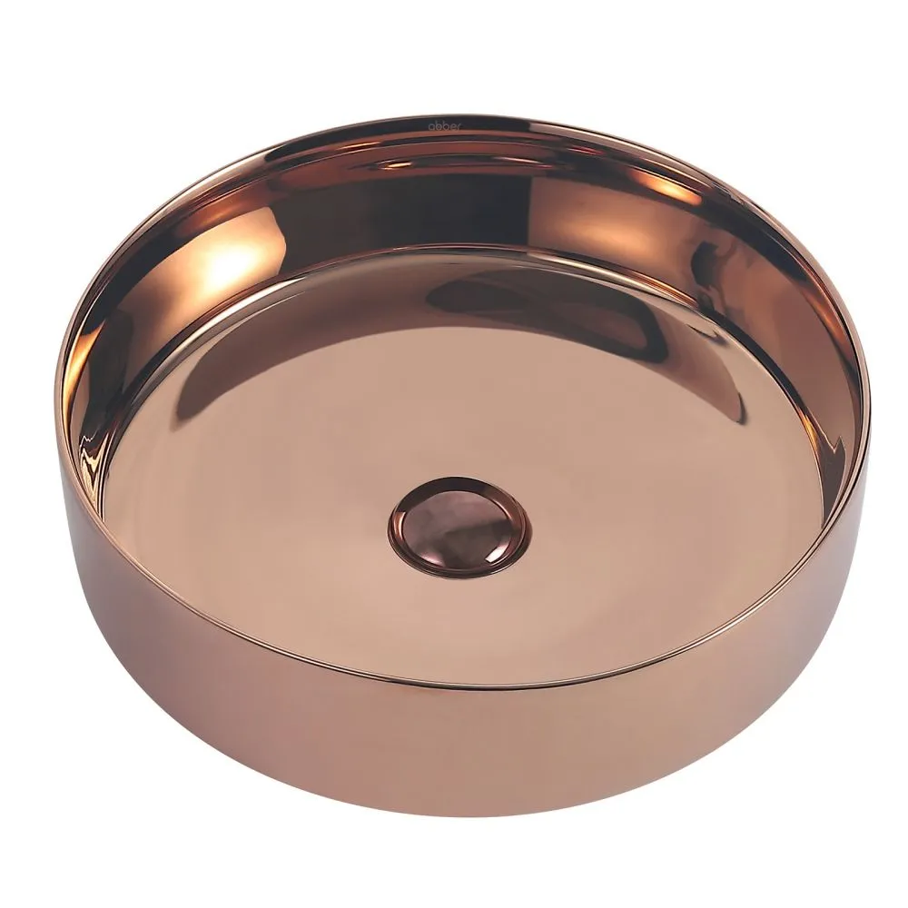 Раковина накладная ABBER Bequem AC2109RG розовое золото в интернет-магазине Sumom.kz Раковина накладная ABBER Bequem AC2109RG розовое золото в интернет-магазине Sumom.kz