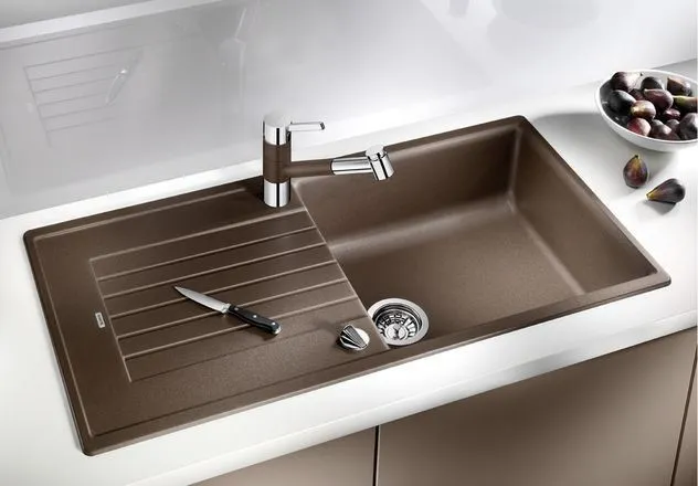 Мойка кухонная Blanco Zia XL 6S Кофе 517577 в интернет-магазине Sumom.kz