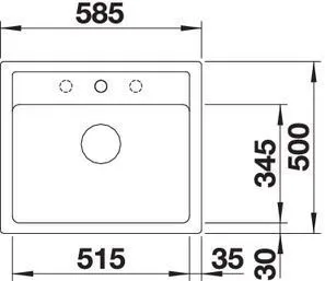 Мойка кухонная Blanco Legra 6 Антрацит 523332 в интернет-магазине Sumom.kz