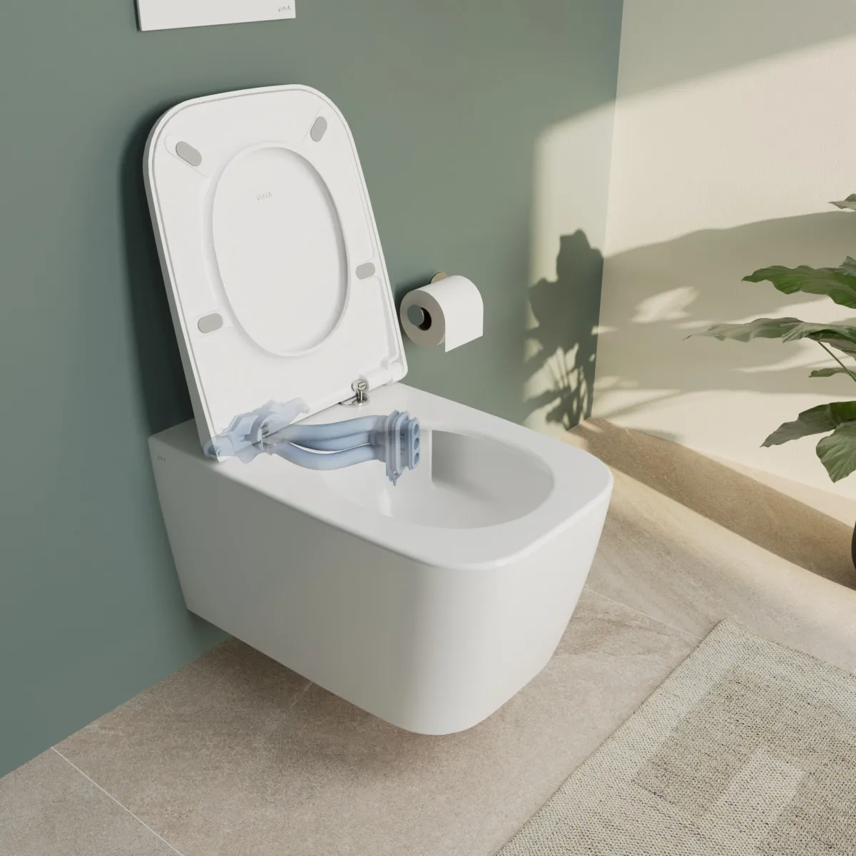 Подвесной унитаз VitrA Metropole Square 7906B003-6430 безободковый QuantumFlush (Торнадо) с сиденьем микролифт в интернет-магазине Sumom.kz Подвесной унитаз VitrA Metropole Square 7906B003-6430 безободковый QuantumFlush (Торнадо) с сиденьем микролифт в интернет-магазине Sumom.kz