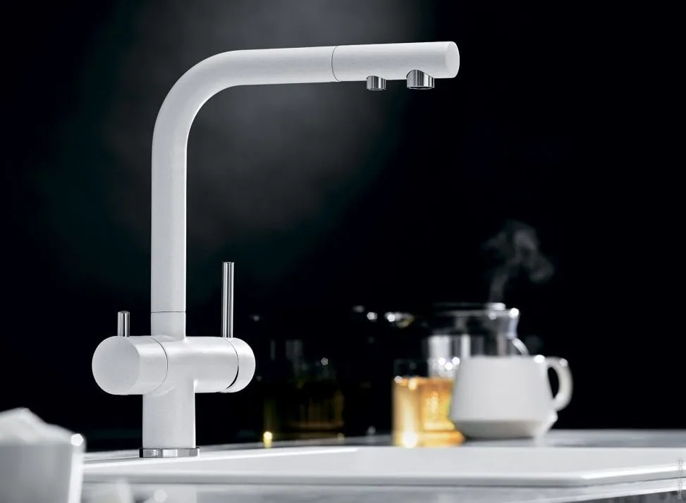 Кухонный смеситель Blanco Fontas II белый (523134) большой выбор под ваш дизайн!