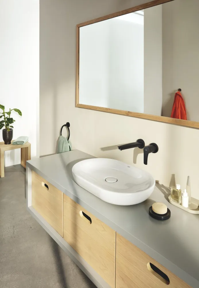 Внешняя часть смесителя для раковины GROHE Eurosmart скрытого монтажа, матовый чёрный 293382433 с гарантией и доставкой по всему Казахстану Внешняя часть смесителя для раковины GROHE Eurosmart скрытого монтажа, матовый чёрный 293382433 большой выбор под ваш дизайн!