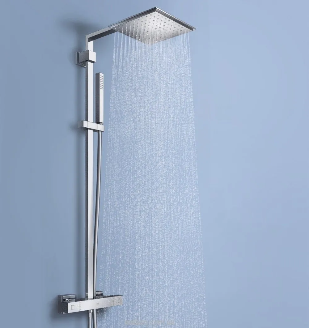 Душевой гарнитур Grohe Euphoria Cube XXL 230 shower system THM 26087000 в интернет-магазине Sumom.kz