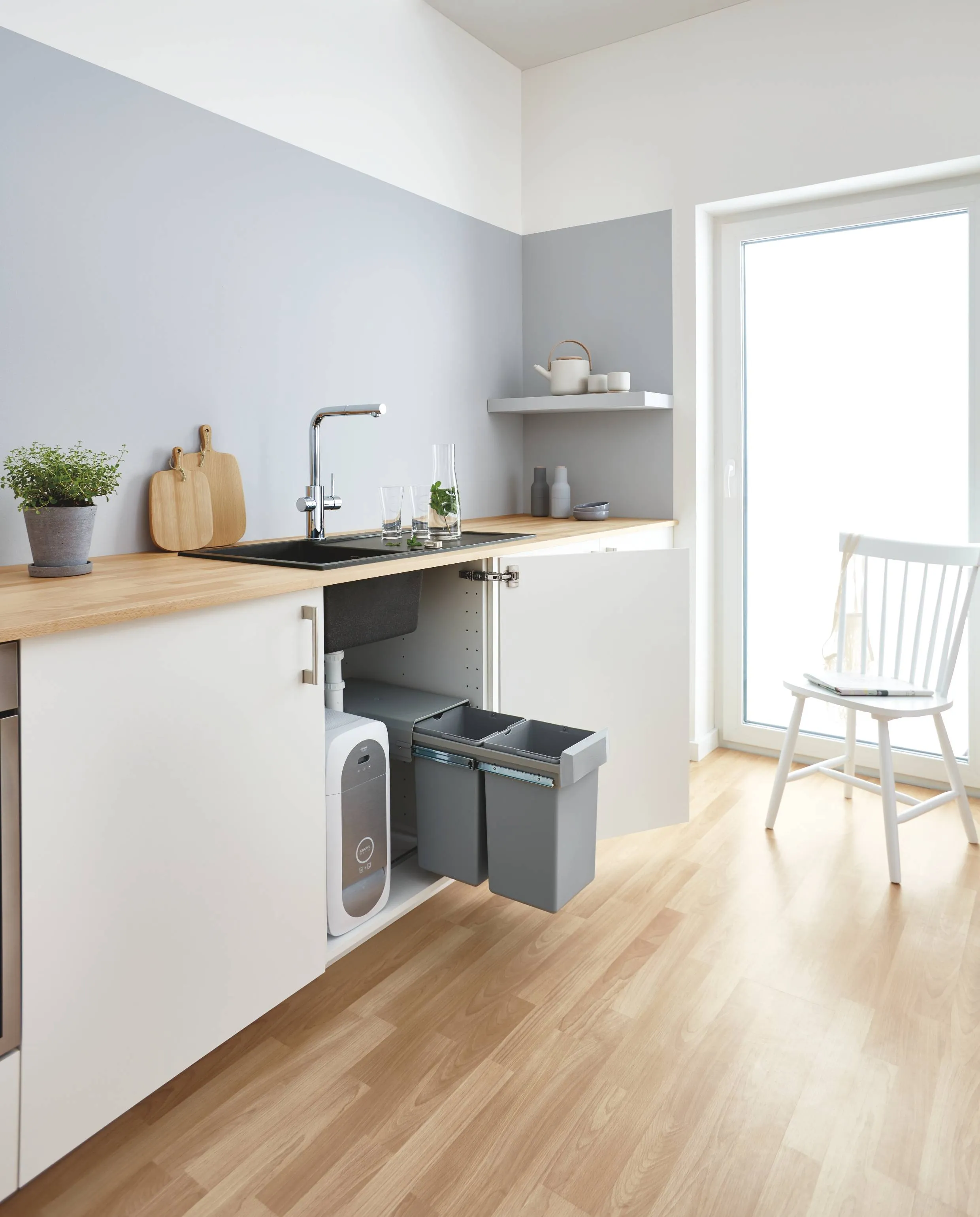 Система сортировки отходов и мусора GROHE (40855000) в интернет-магазине Sumom.kz