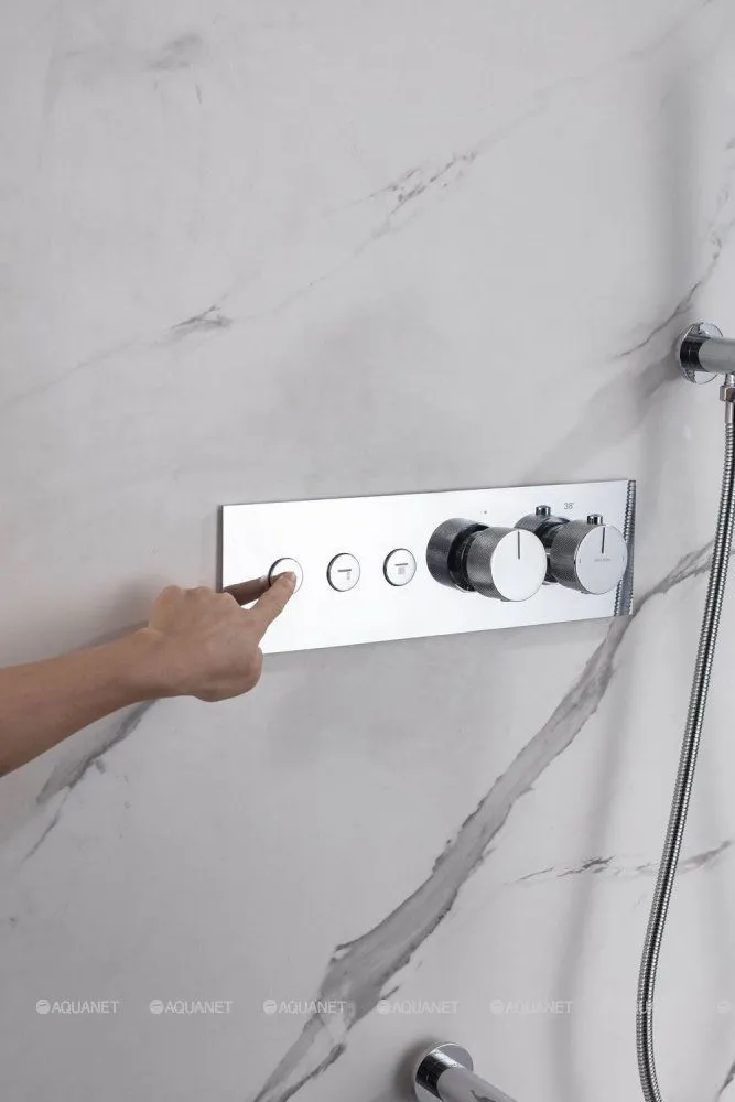 5.33003-00 LIBERTY X3 Смесит. встр., 3 выхода (Push key), Термостат, скрыт.часть, хром большой выбор под ваш дизайн!