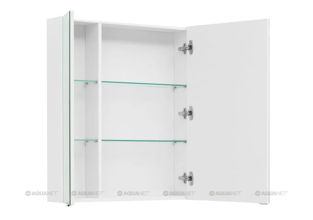 Шкаф-зеркало Aquanet Алвита 90 белый (235343) в интернет-магазине Sumom.kz