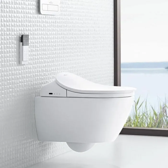 Унитаз Villeroy & Boch Subway 2.0, подвесной, безободковый, 5614R5R1 белый в интернет-магазине Sumom.kz