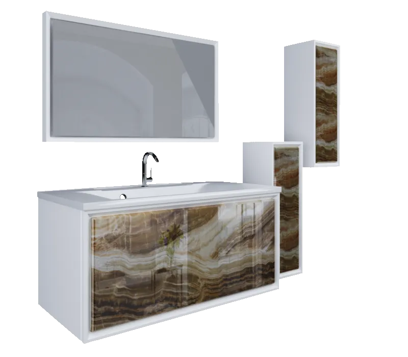 Тумба-умывальник 1 МарКа Seattle 90П Onyx У72806 в интернет-магазине Sumom.kz