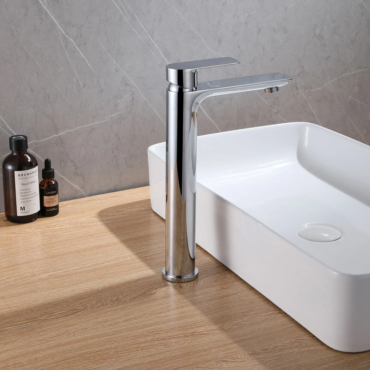 Смеситель ABBER Weiss Insel AF8011 для раковины, хром большой выбор под ваш дизайн!