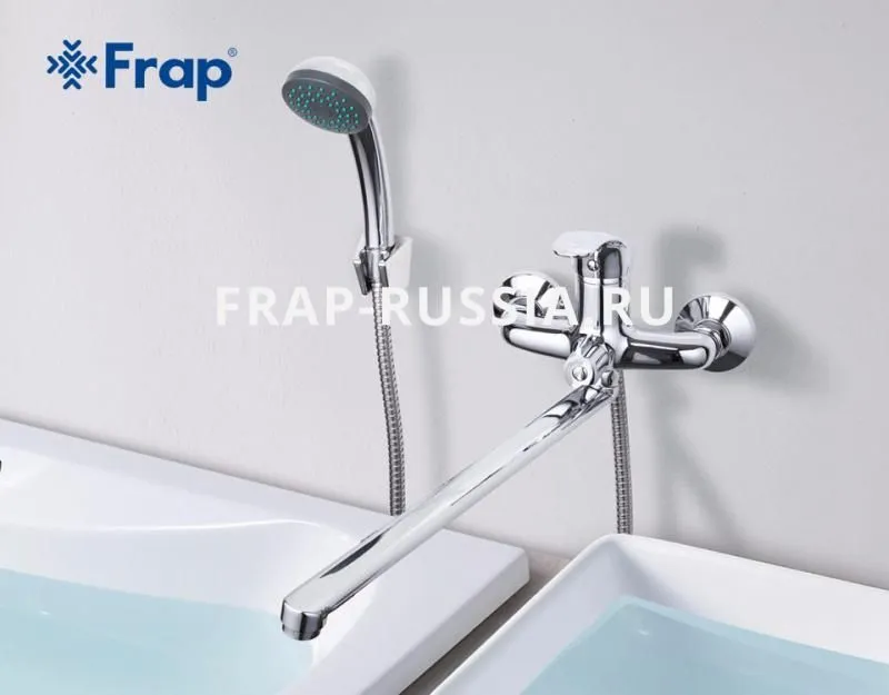 Смеситель с душевой лейкой Frap F2236, хром с гарантией и доставкой по всему Казахстану Смеситель с душевой лейкой Frap F2236, хром большой выбор под ваш дизайн!