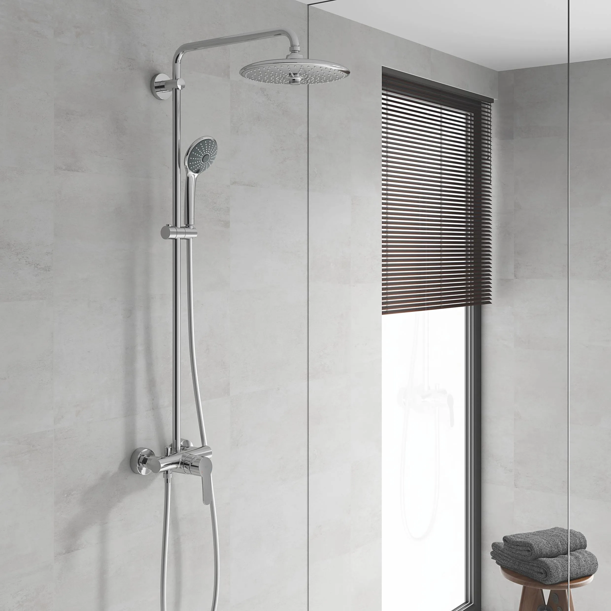 Душевая система Grohe Vitalio Joy 260 27684001 в интернет-магазине Sumom.kz