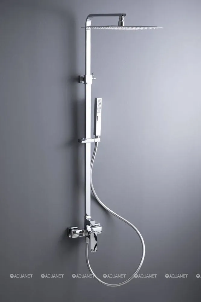 5.21012-00 INFINITY Душевая система, высота 850-1330мм, Верх душ Slim 300мм. Kerox, хром в интернет-магазине Sumom.kz