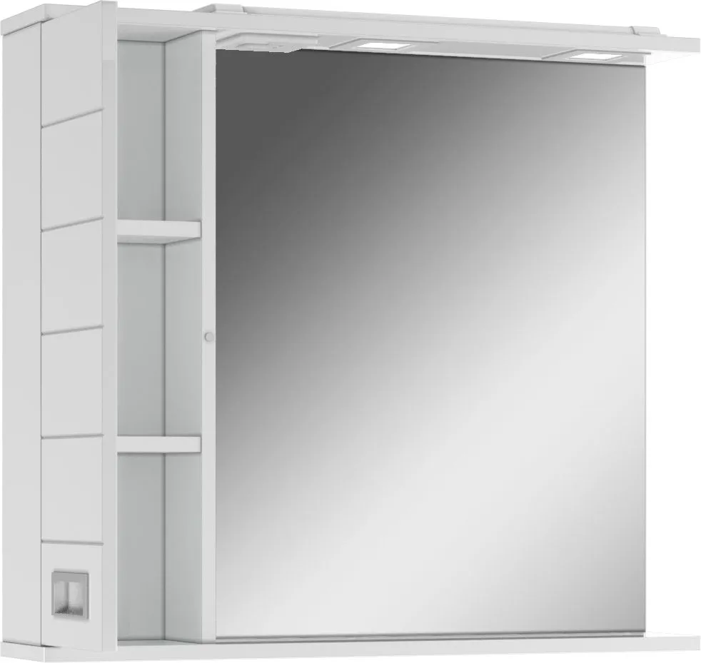 Шкаф-зеркало Cube 75 Эл. левый Домино DC5008HZ в интернет-магазине Sumom.kz Шкаф-зеркало Cube 75 Эл. левый Домино DC5008HZ в интернет-магазине Sumom.kz