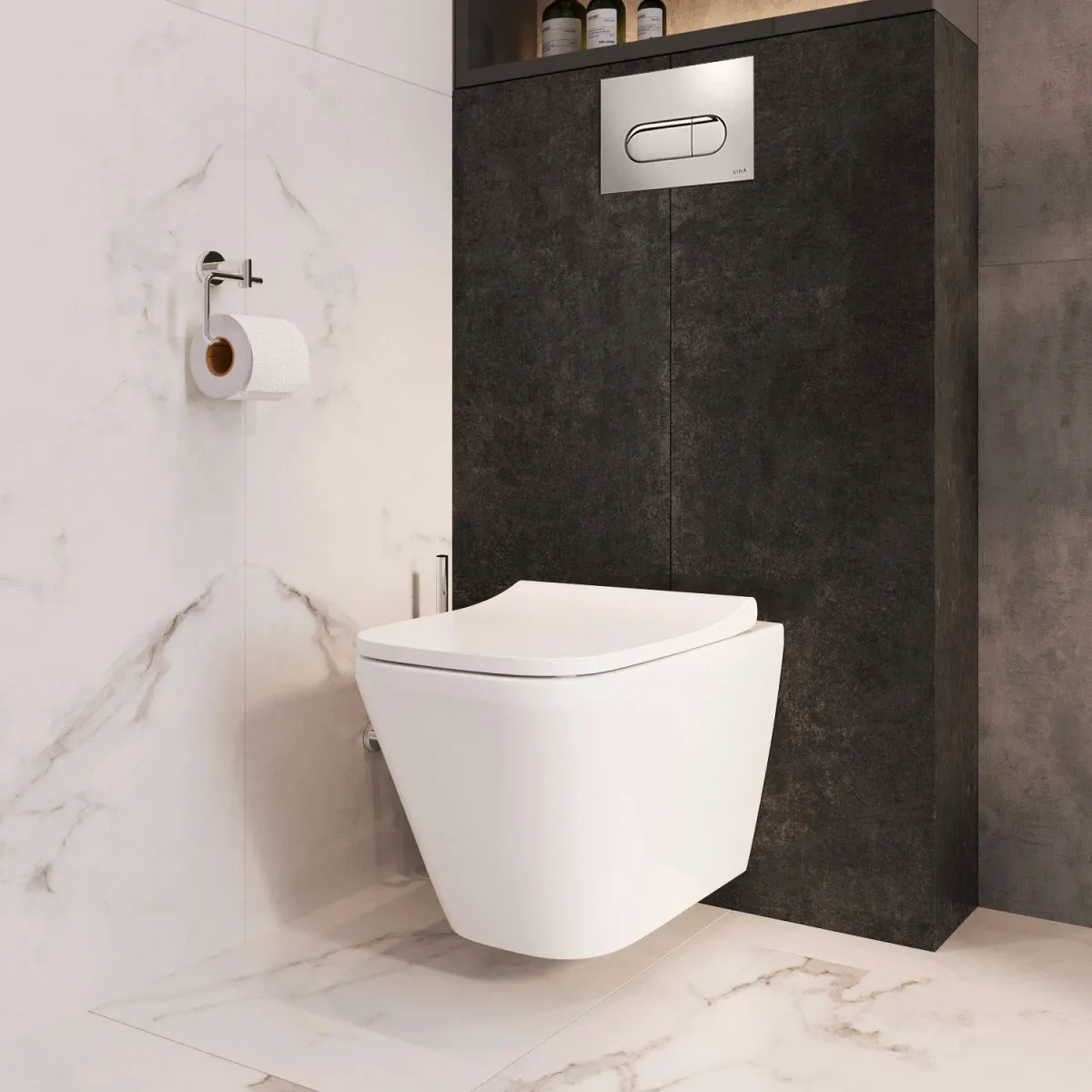 Унитаз подвесной Vitra Integra Square 7082B003-0075 Rim-Ex с сиденьем 191-003-009 в интернет-магазине Sumom.kz Унитаз подвесной Vitra Integra Square 7082B003-0075 Rim-Ex с сиденьем 191-003-009 в интернет-магазине Sumom.kz
