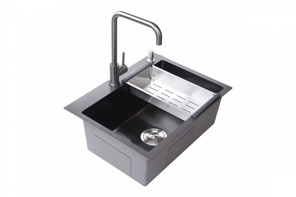 Мойка из нержавеющей стали Avina HM 60x48 Black 1,5 в интернет-магазине Sumom.kz Мойка из нержавеющей стали Avina HM 60x48 Black 1,5 в интернет-магазине Sumom.kz