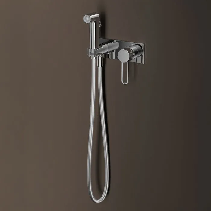 Гигиенический душ IDDIS Duna DUNSBV0i08 со смесителем, глянцевый хром большой выбор под ваш дизайн!