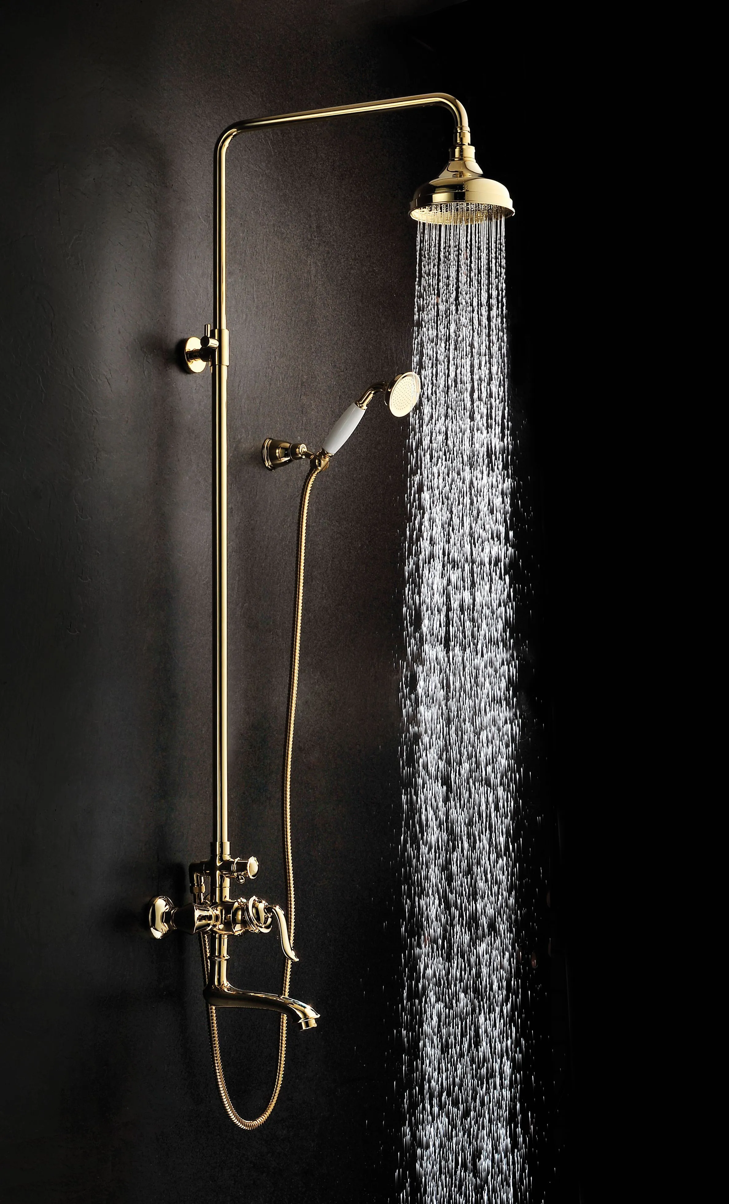 Смеситель Lemark Brava LM4762G для ванны и душа в интернет-магазине Sumom.kz