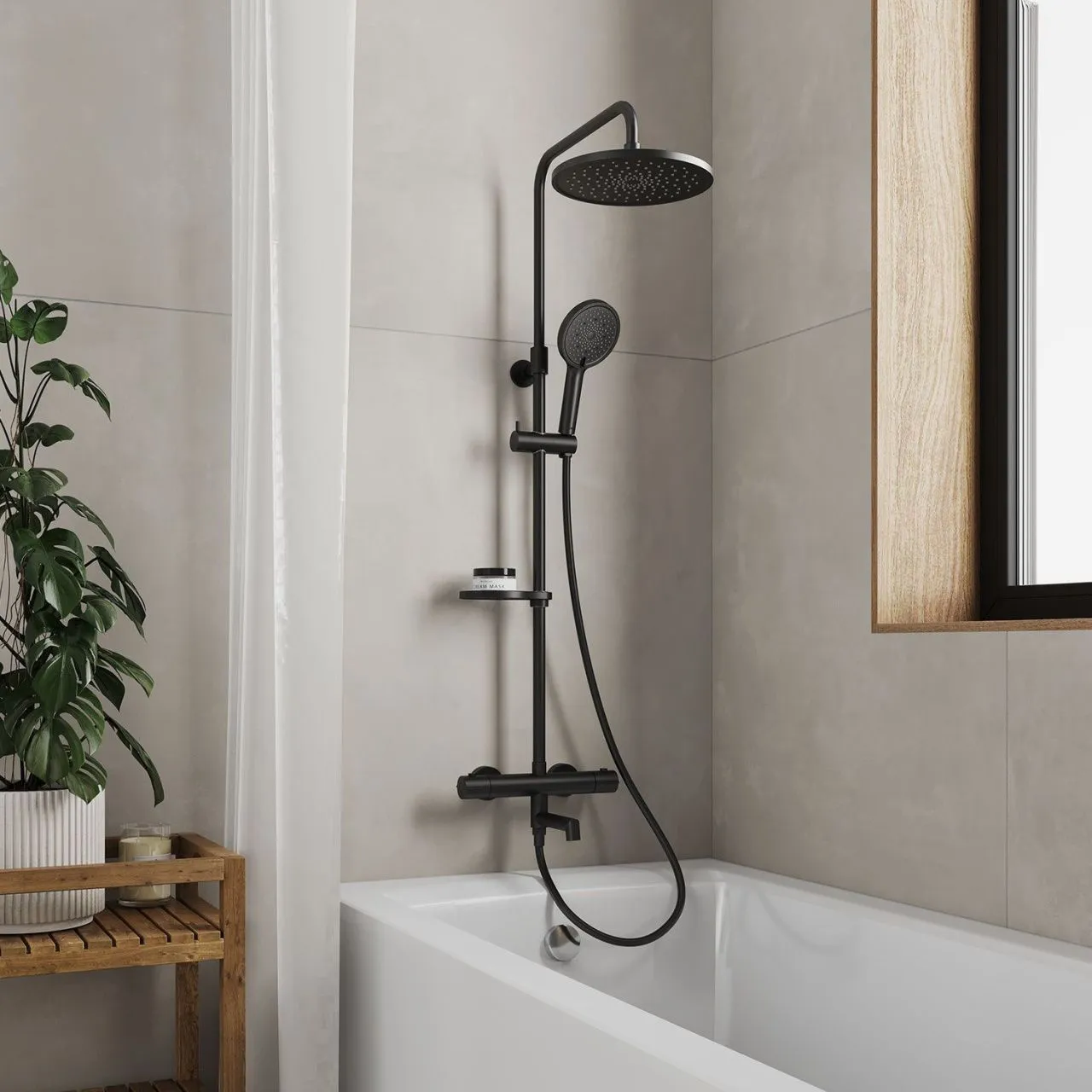 Душевая система Milardo с термостатическим элекментом ILSBLTHM06 в интернет-магазине Sumom.kz