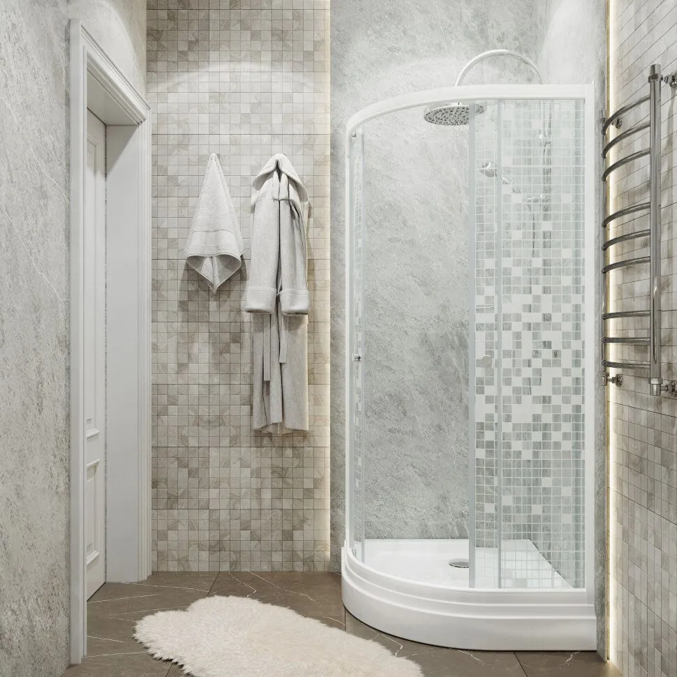 Душевое Ограждение Мозаика 100*100 А Щ0000061791 в интернет-магазине Sumom.kz