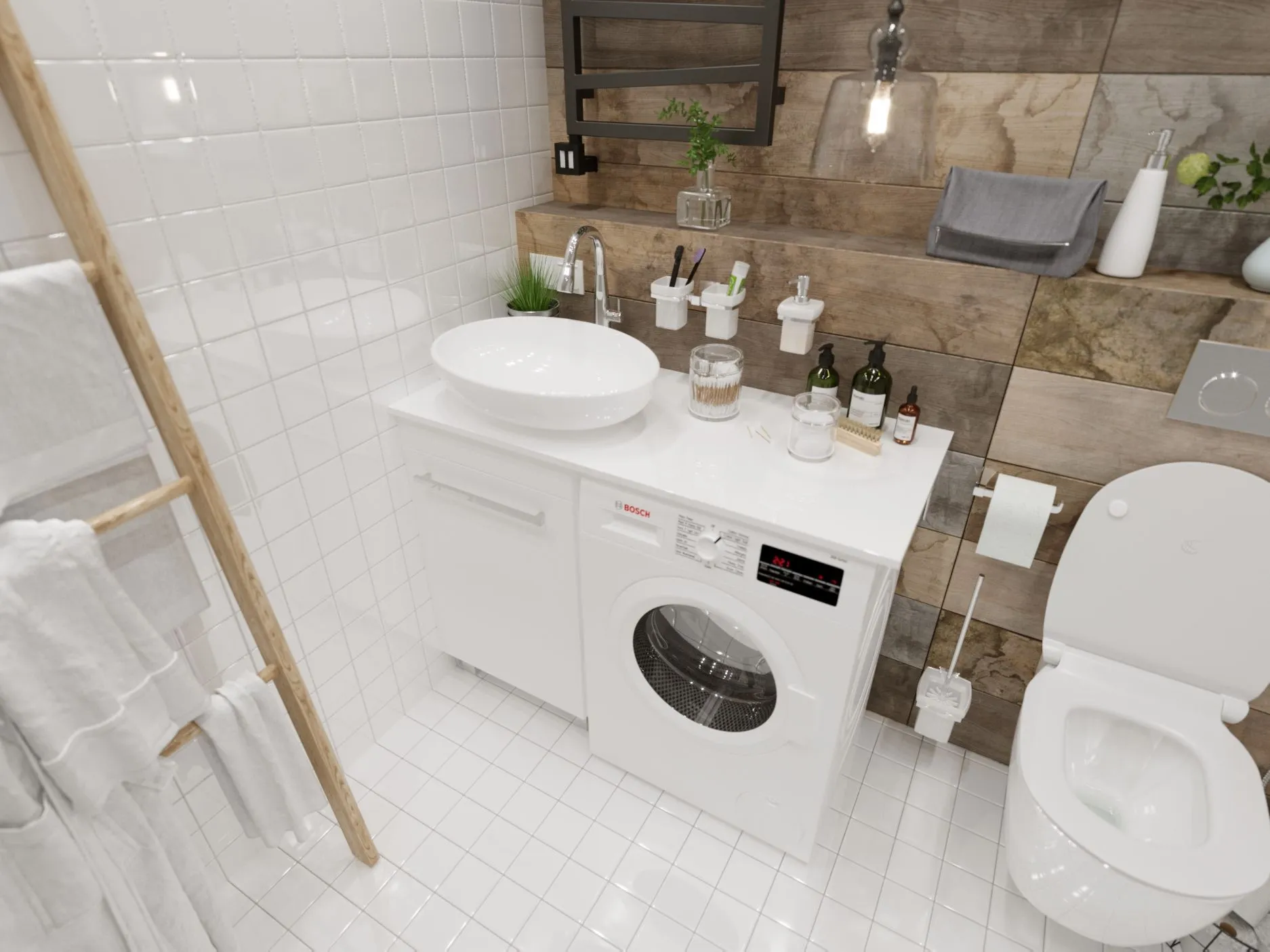 Тумба 1Marka Wash 48Н 1д. Белый глянец Ц0000002638 в интернет-магазине Sumom.kz