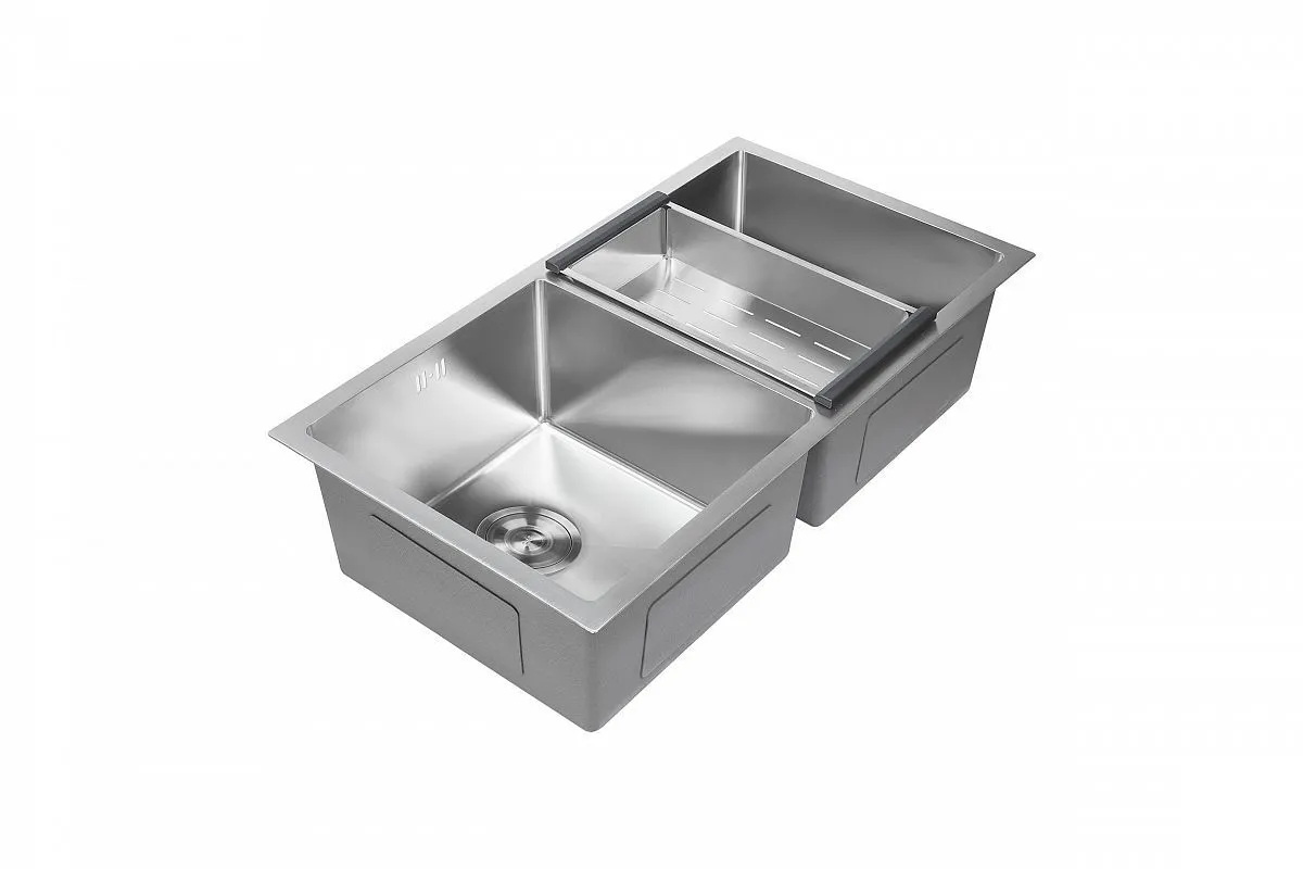 Мойка из нержавеющей стали Avina HM 78x48/2 Satin в интернет-магазине Sumom.kz