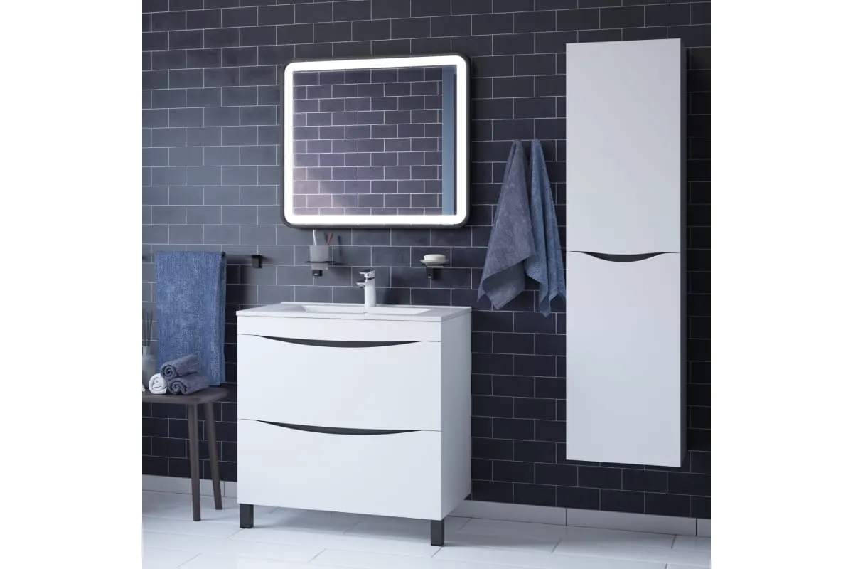 Тумба с раковиной IDDIS CLOUD CLO80WFI95K Белый в интернет-магазине Sumom.kz