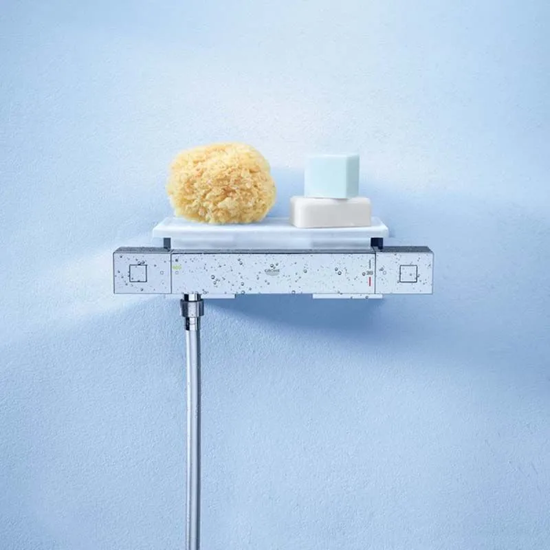 Смеситель с термостатом для ванны Grohe Grohtherm Cube с полочкой 34491000 большой выбор под ваш дизайн!