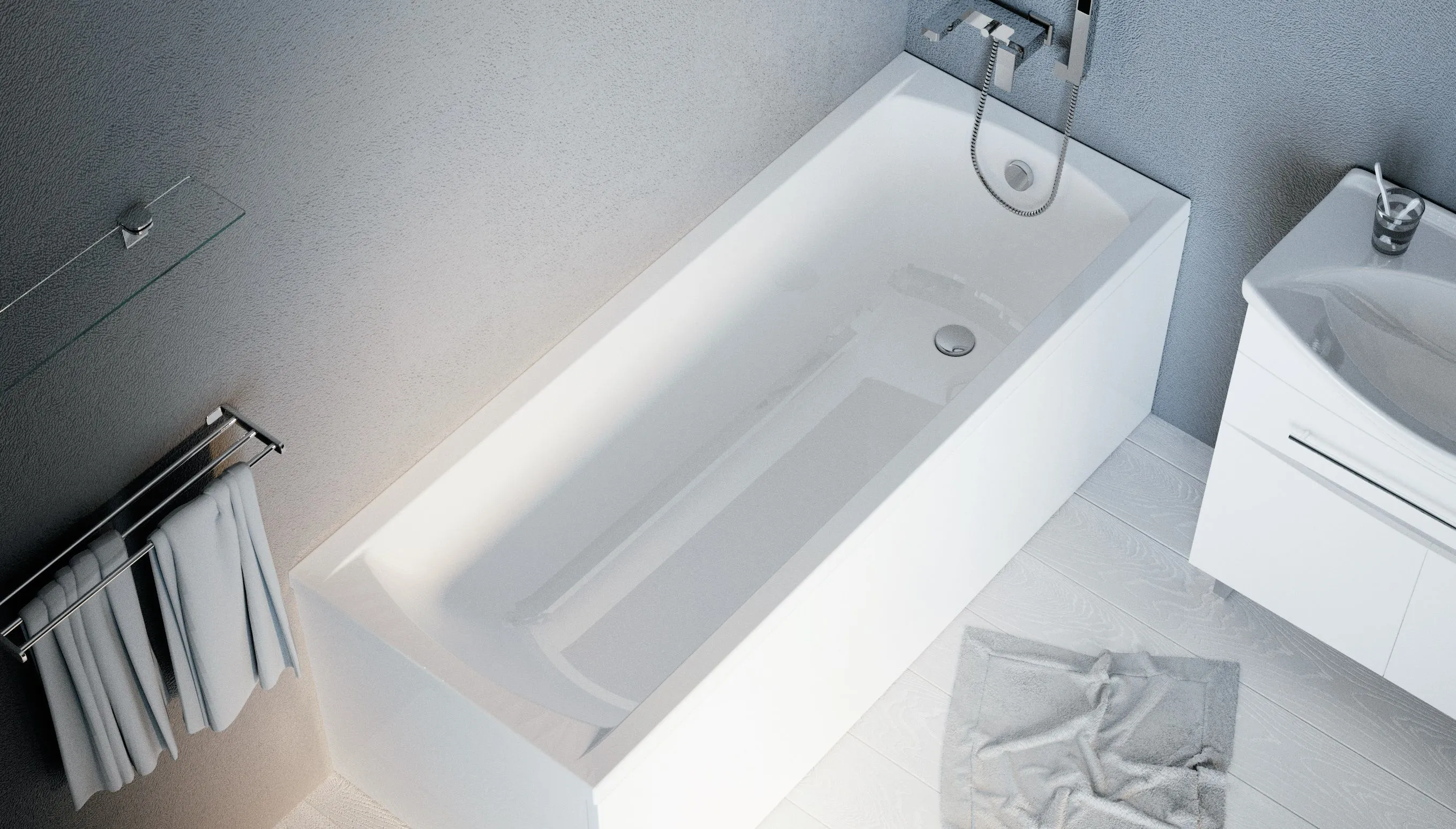 Акриловая ванна 1MarKa Modern 150x75 в интернет-магазине Sumom.kz