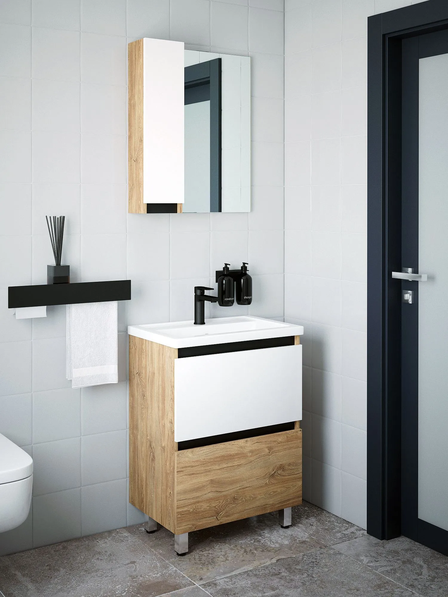 Тумба-умывальник "Галатея" 60 z2 Cetus, GLT60T-CETUS в интернет-магазине Sumom.kz