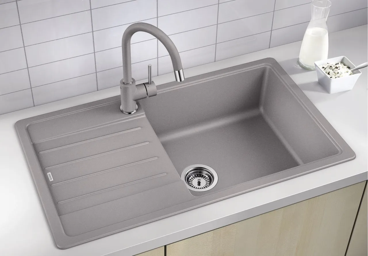 Смеситель для кухни Blanco Mida S Алюметаллик 521456 с гарантией и доставкой по всему Казахстану Смеситель для кухни Blanco Mida S Алюметаллик 521456 большой выбор под ваш дизайн!