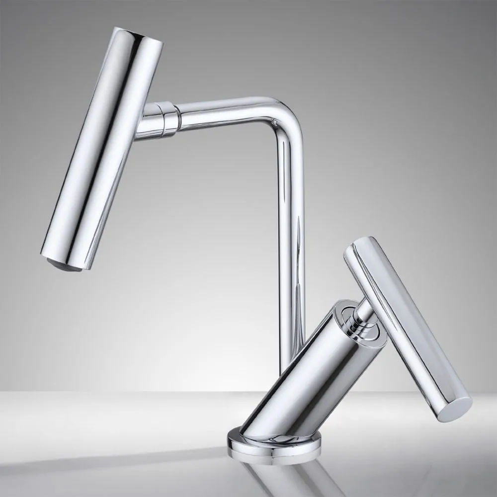 Смеситель ABBER Zeitlos AF8914 для раковины, хром большой выбор под ваш дизайн!