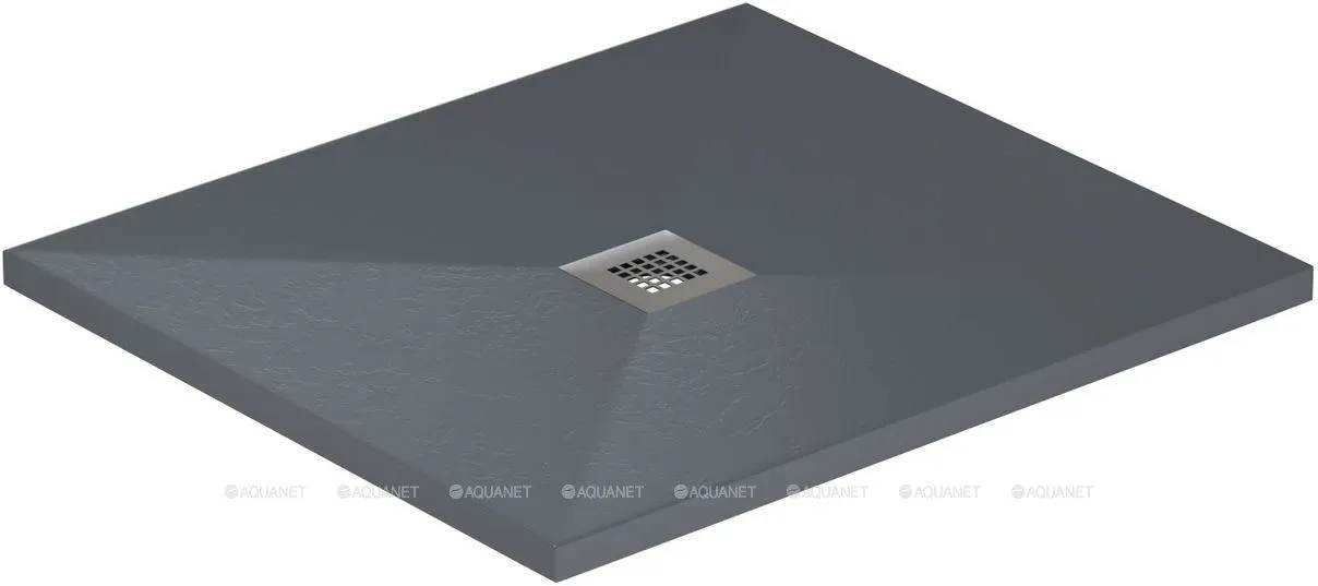 8.31002-BGM Priority, Поддон литьевой 900х900, без сифона/накладки, сине-серый в интернет-магазине Sumom.kz