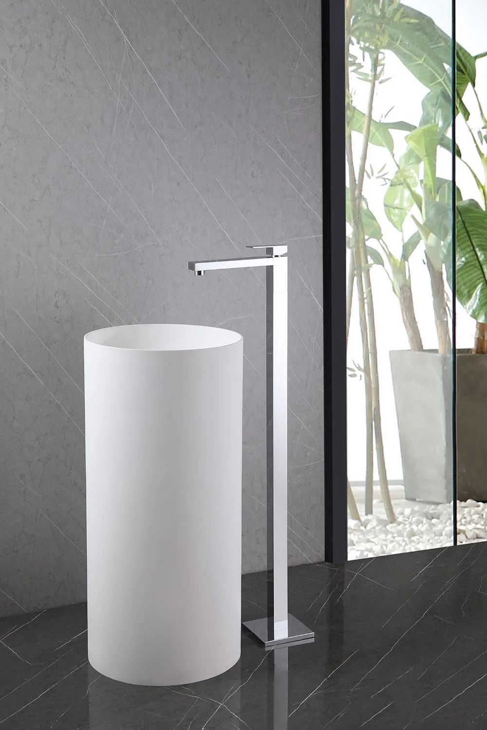 Смеситель ABBER Daheim AF8241 напольный для раковины, хром с гарантией и доставкой по всему Казахстану Смеситель ABBER Daheim AF8241 напольный для раковины, хром большой выбор под ваш дизайн!