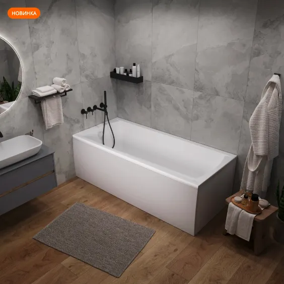 Акриловая ванна 1MarKa Modern 180x80 в интернет-магазине Sumom.kz