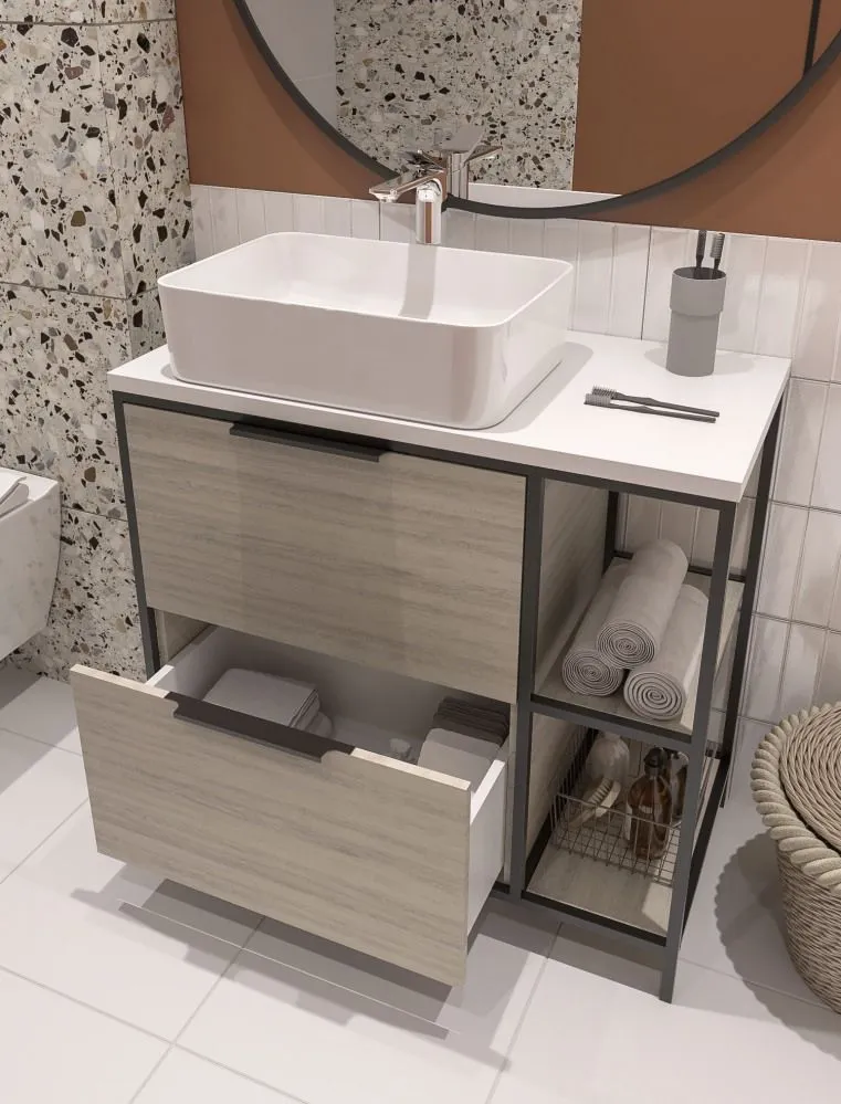 Тумба под умывальник Cersanit Bosquet 80 63012 в интернет-магазине Sumom.kz Тумба под умывальник Cersanit Bosquet 80 63012 в интернет-магазине Sumom.kz