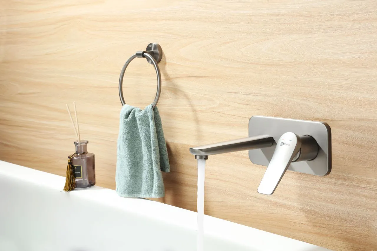 Смеситель Lemark Bronx LM3726GM для раковины, встраиваемый большой выбор под ваш дизайн!