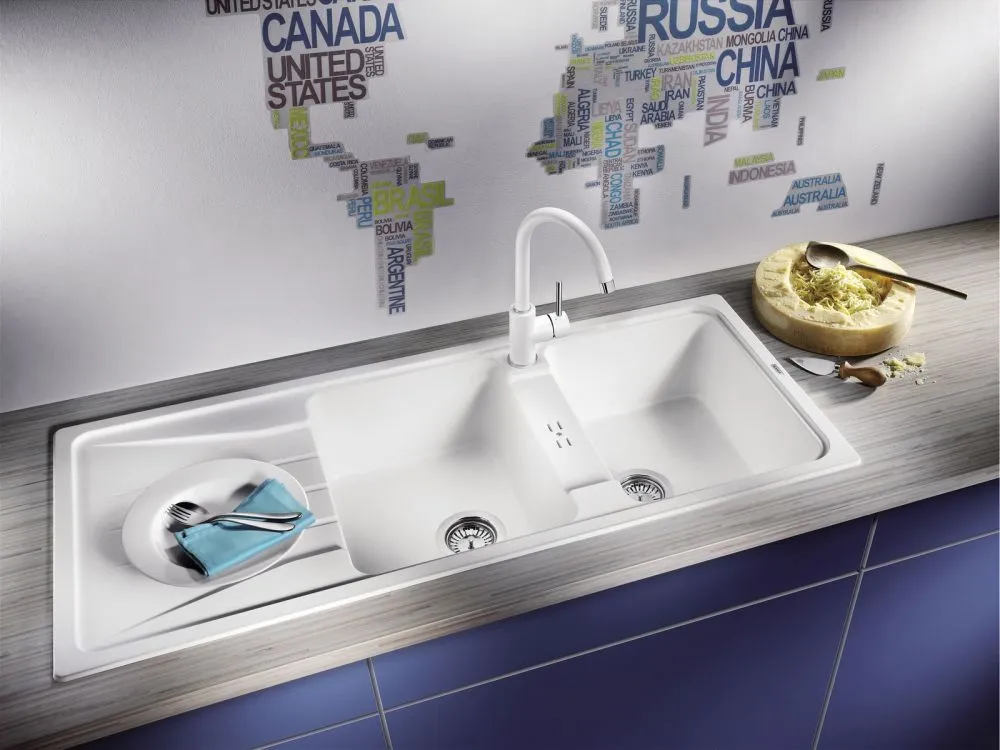 Смеситель для кухни Blanco Mida Белый 524204 большой выбор под ваш дизайн!