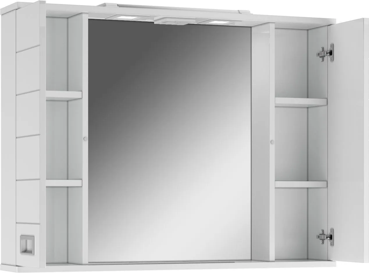 Шкаф-зеркало Cube 90 Эл. Домино DC5012HZ в интернет-магазине Sumom.kz Шкаф-зеркало Cube 90 Эл. Домино DC5012HZ в интернет-магазине Sumom.kz